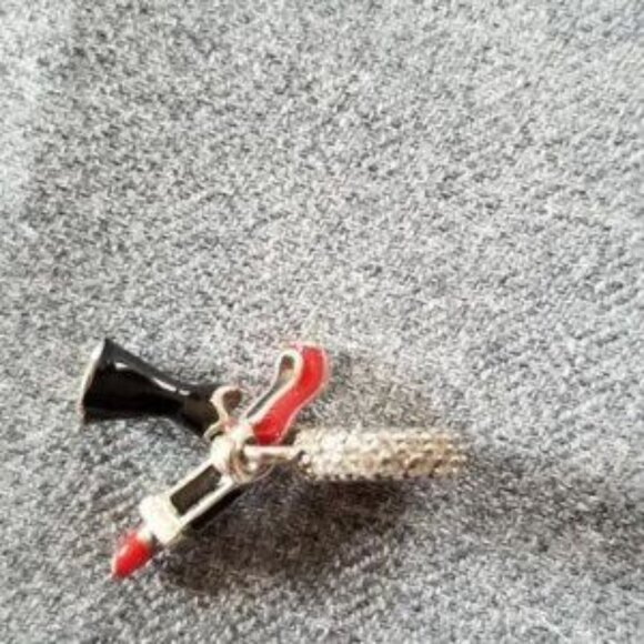 Pandora Silver Charm with Red and Black Accents - Picture 4 of 5